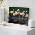 thumbnail image 3 of Wall26 Canvas Print Wall Art Vibrant Pink Flamingos Safari Jungle Nature Wilderness Photography Realism Modern Art Decora Multicolor Rustic Unframed for Bedroom - 32"x48", 3 of 5