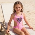 thumbnail image 5 of MEZZALL Children Girls Adjustable Strap One-Pieces Monokini Swimsuit Sweetheart Neckline And Ruffle Skirt Design Boho Summer Flower Print Beachwear, 5 of 8
