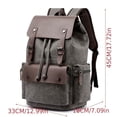 thumbnail image 2 of 1 Pce Sac à Dos d'Ordinateur en Toile Rétro Tendance, Sac d'École pour Étudiant, Sac à Dos Rétro Décontracté, Sac de Rangement Solide et Durable pour Voyage et Déplacement d'Affaires, 2 of 5