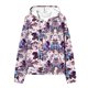 thumbnail image 5 of Puntoco Chaqueta Con Capucha Y Manga Larga Con Cremallera Y Estampado Navideño Informal Para Mujer, 5 of 6