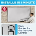 thumbnail image 7 of Garnetics 80-85” Outdoor TV Cover Waterproof and Weatherproof Outside Television Protector, Gray, 7 of 7