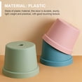 thumbnail image 6 of WRISTBIQUE Kid Furniture Stackable Small Foot Stool for Shoe Changing 1Set 11.8X9.3X8.9In, 6 of 8