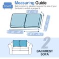 thumbnail image 4 of ASWZXCFGV Chenille Sofa Armrest Covers  Soft Stretch Non-Slip Couch Arm Covers for Sofa  Chair or L Shaped Sectional  Furniture Protector (2 Pieces  Dark Grey), 4 of 6