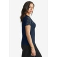 thumbnail image 3 of Jessica London Women's Plus Size Stretch Lace Neckline Top, 3 of 3