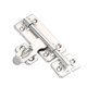 thumbnail image 4 of Herrajes de acero inoxidable de 4/6/8 pulgadas con candado, perno izquierdo y derecho, para puertas de madera para interiores y exteriores, perno antirrobo de dos vías, 4 of 5