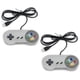 thumbnail image 1 of Pack of 2 Wired USB Controllers - Compatible with SNES Emulators - Retro Gaming Joypads Gamepad - Suitable for Gaming PC, Computer, Laptop, 1 of 5