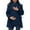 *1-Navy, variant on VBVC Women's Maternity 3 in 1 Puffer Coat with Baby Carrier Pouch,Thicken Windproof Quilted Jacket For Women,Black,Size L