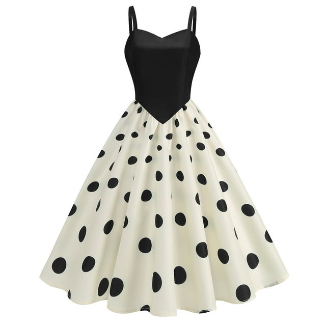 Robe d'Été pour Femmes, Robe d'Été pour Femmes, Mode Décontractée Ample Imprimée Camisole Sans Manches Col en V Robe d'Été Ourlet Grand, Robe Décontractée pour Femmes, Robe d'Été Décontractée pour Femmes
