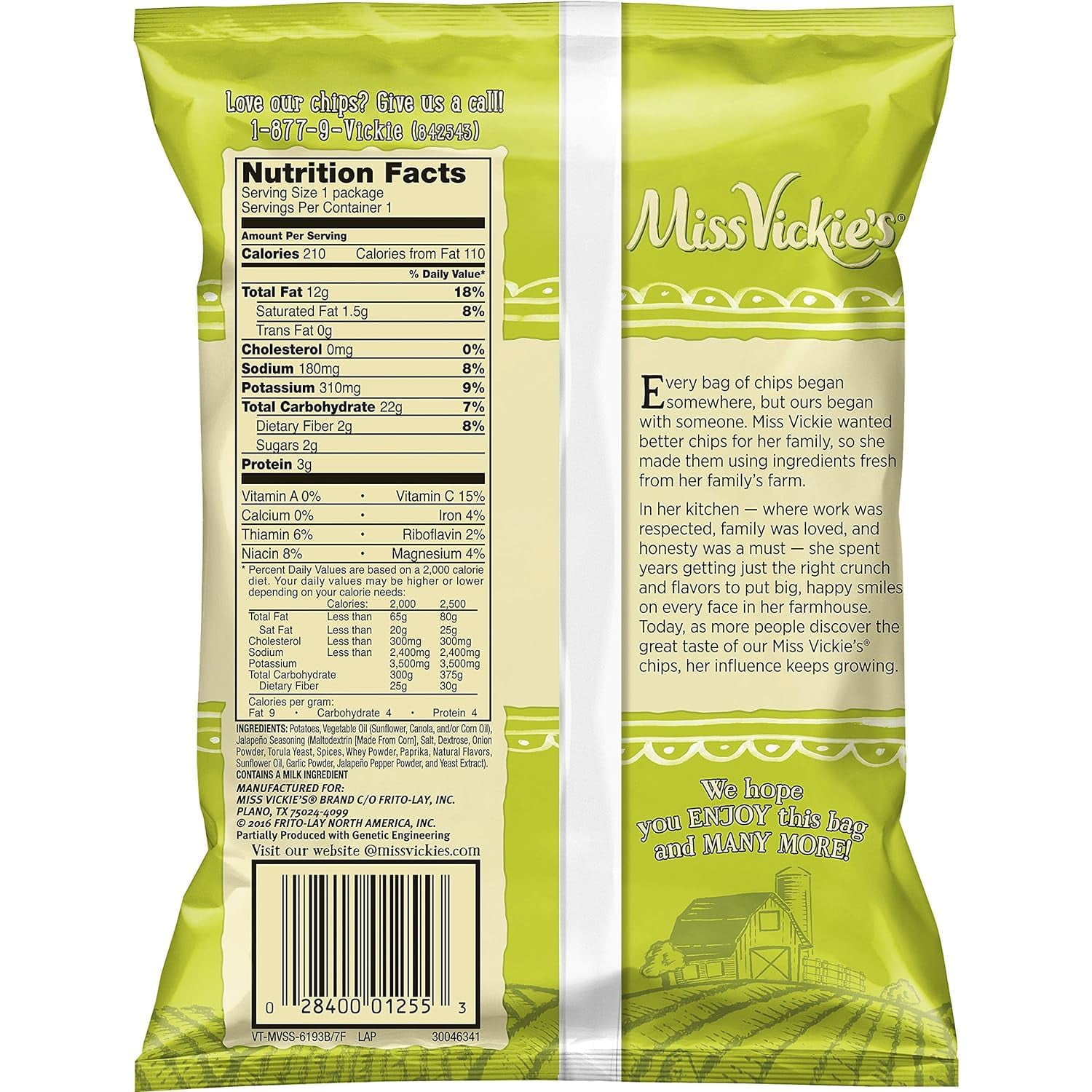 Kettle Cooked Potato Chips by Miss Vickie's Value Pack Bundled by SUPERDEALS | 1.375 Oz Bag | Jalapeno | Pack of 12 with mystery bonus gift