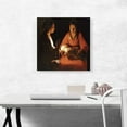 thumbnail image 2 of ARTCANVAS The Newborn Christ 1645 Canvas Art Print by Georges De La Tour - Size: 18" x 18" (0.75" Deep), 2 of 9