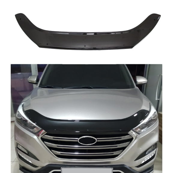 BMY Hood Deflector / Front Bug Shield Compatible for Hyundai Tucson 2016-2020 Hood Guard Bonnet Protector