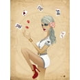 thumbnail image 2 of Goddess, Jami 19x24 Gold Ornate Wood Framed with Double Matting Museum Art Print Titled - Viva Las Vegas, 2 of 4