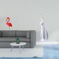 thumbnail image 2 of Escultura de flamenco para jardín con figura de dama de , estatua de niña nórdica para una decoración encantadora y moderna del hogar., 2 of 8