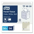 thumbnail image 2 of Tork Advanced Facial Tissue, 2-Ply, White, Cube Box, 94 Sheets/Box, 36 Boxes/Carton -TRKTF6830, 2 of 10