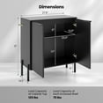 thumbnail image 3 of Giantex Buffet Cabinet w/Storage, Kitchen Sideboard, Small Accent Cabinet, 3 of 6