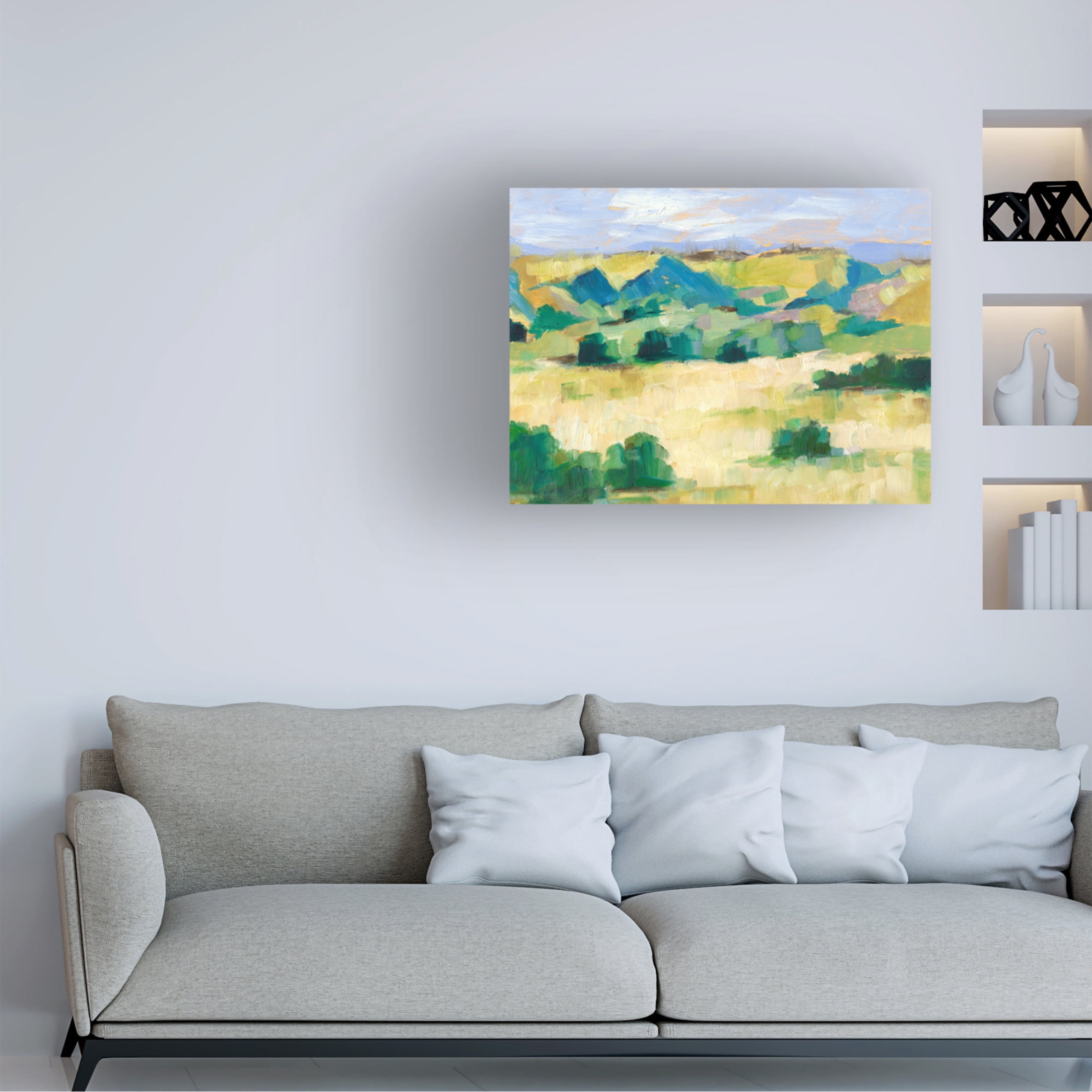 Canvas Wall Art - Ethan Harper 'Western Valley I' Wall Art for Living Room, Bedroom, or Office Décor by Trademark Fine Art - 19 x 14 Inches