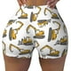 thumbnail image 2 of Fotbe Funny Excavator Shorts Sin Costuras – Shorts Deportivos de Cintura Alta para Mujer, Elásticos para Gimnasio, Yoga, Running o Ciclismo-Large, 2 of 8