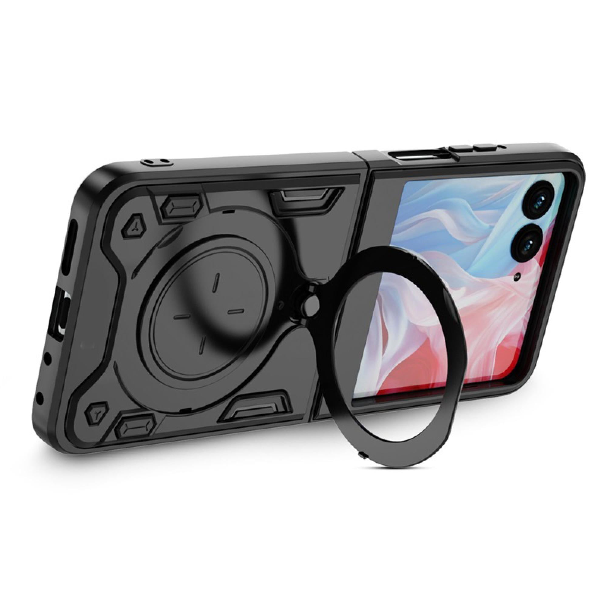Anti-Drop Hybrid Case with Ring Stand for Motorola Razr 2024