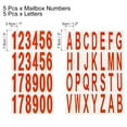 thumbnail image 2 of Uxcell 10 Sheets Mailbox Numbers and Letters for Indoor and Outdoor Decal, Red in White, 2 of 5