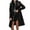 Black, variant on FNFYFH Womens Winter Woolen Coat Lapel Collar Long Sleeve Outerwear with Blend Warm Button Down Long Jackets Coats Slim Fit Overcoat for Women XXL Clearance Deals Today