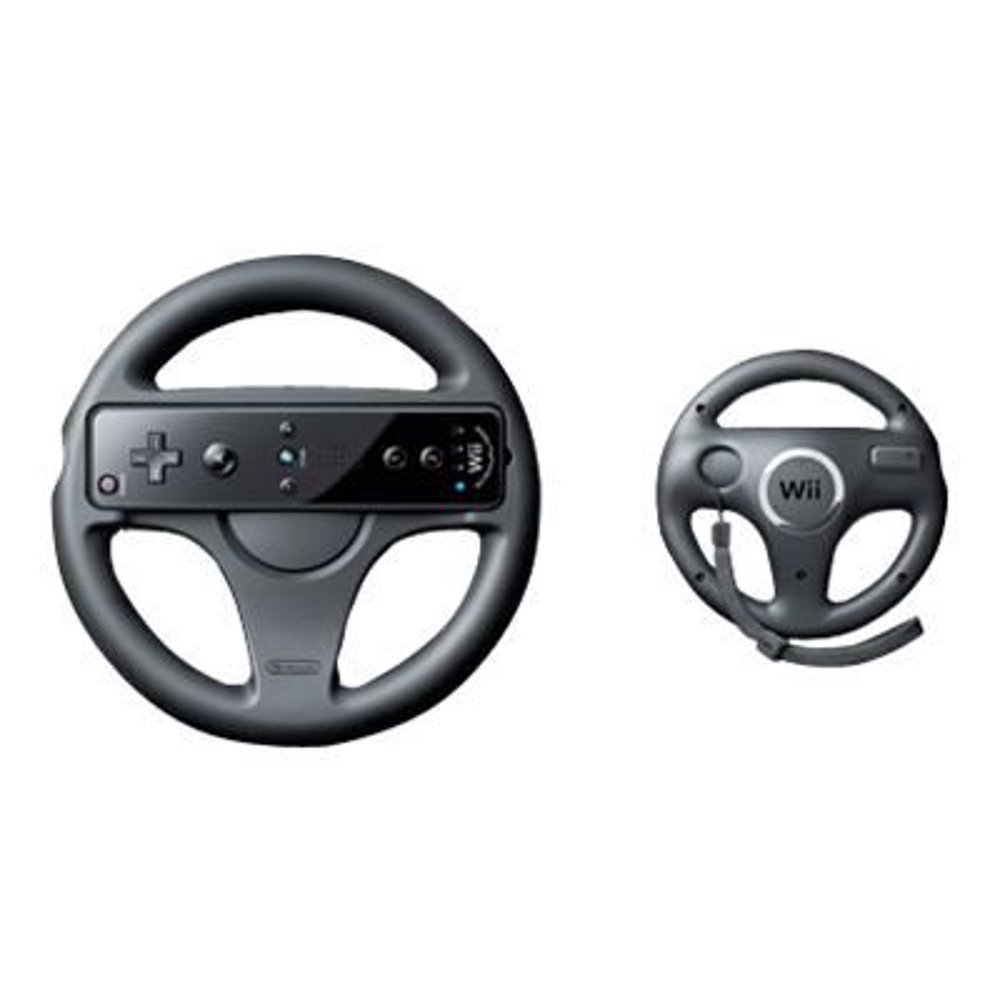 Nintendo Wii Wheel Steering wheel attachment for game console black