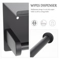 thumbnail image 3 of Wall Mounted Paper Holder Wall Mount Tissue Roll Holder Punch Free Storage Shelf, 3 of 9