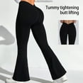 thumbnail image 3 of CONZONE Womens Flared Yoga Pants High Waist Fitness Trousers for Women Lightweight Stretch Quick Dry Gym Workout Yoga Pants, 3 of 3
