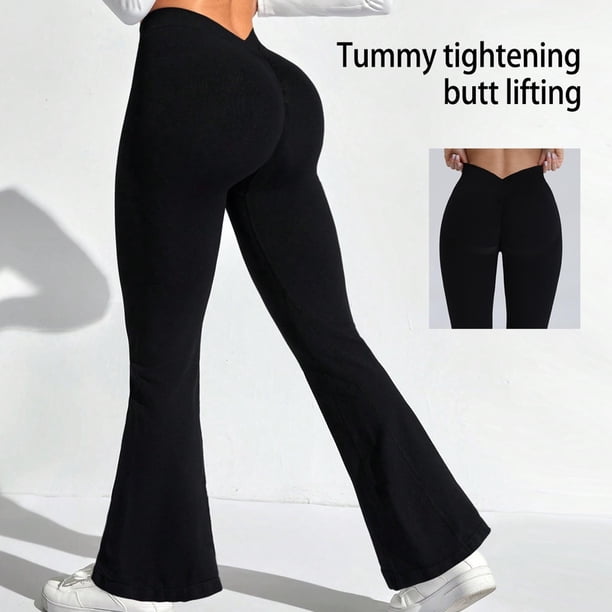 WILLBEST Pantalones de Yoga de Cintura Alta para Mujer, Mallas de Entrenamiento Que Absorben El Sudor, Elásticas, Cómodas, para Fitness, Correr, Deportes, Ropa Deportiva Chica