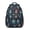 Robot and Gears, variant on Robot and Blasters Blue Pattern Backpack for School, Cute School Bag with Adjustable Shoulder Straps and Padded Back, 15.3"x11"x6.7"