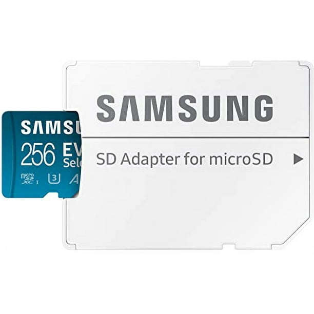 256GB EVO+ MicroSDXC Card with Adapter, Micro SD Card