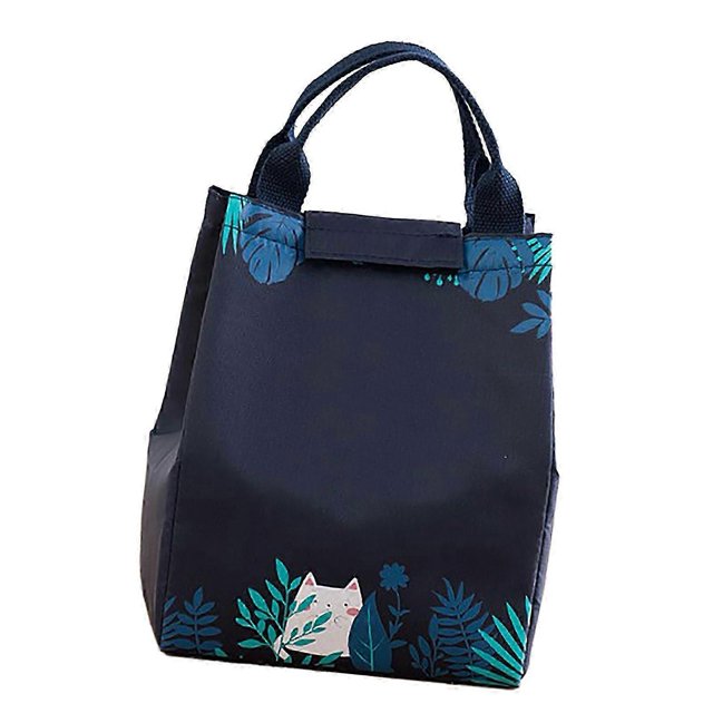 Insulated Lunch Bag Thickened Oxford Cloth Inner Aluminum Film Large Capacity Thermal Lunch Cooler for Working School