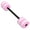 Pink, variant on 30" Aqua Fitness Swim Bar with Padded Grips (Light Blue)