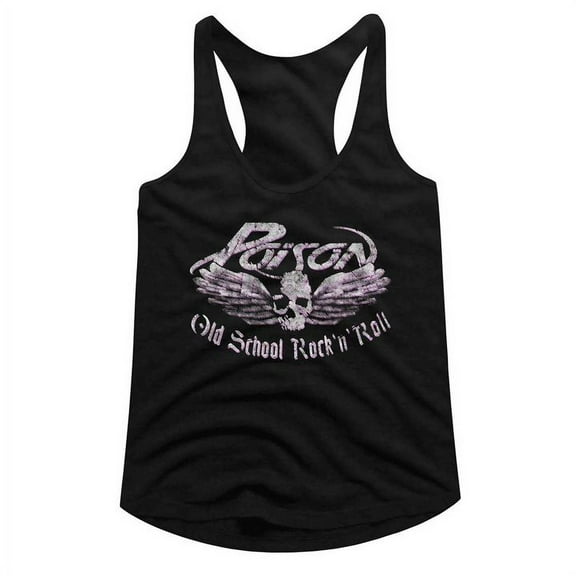 Poison Old School Rock 'N Roll Women's Racerback Tank Top