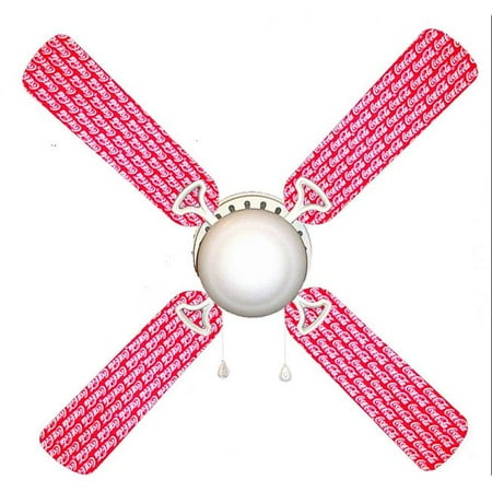 888 Cool Fans F42 0001022 42 In E Coca Cola White On Red 4 Blades Ceiling Fan With Schoolhouse Lamp Canada 888 Cool Fans F42 0001022 42 In E, Coca Cola Ceiling Fan