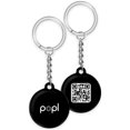 thumbnail image 1 of POPL Digital Business Card Black Keychain, 1 of 1