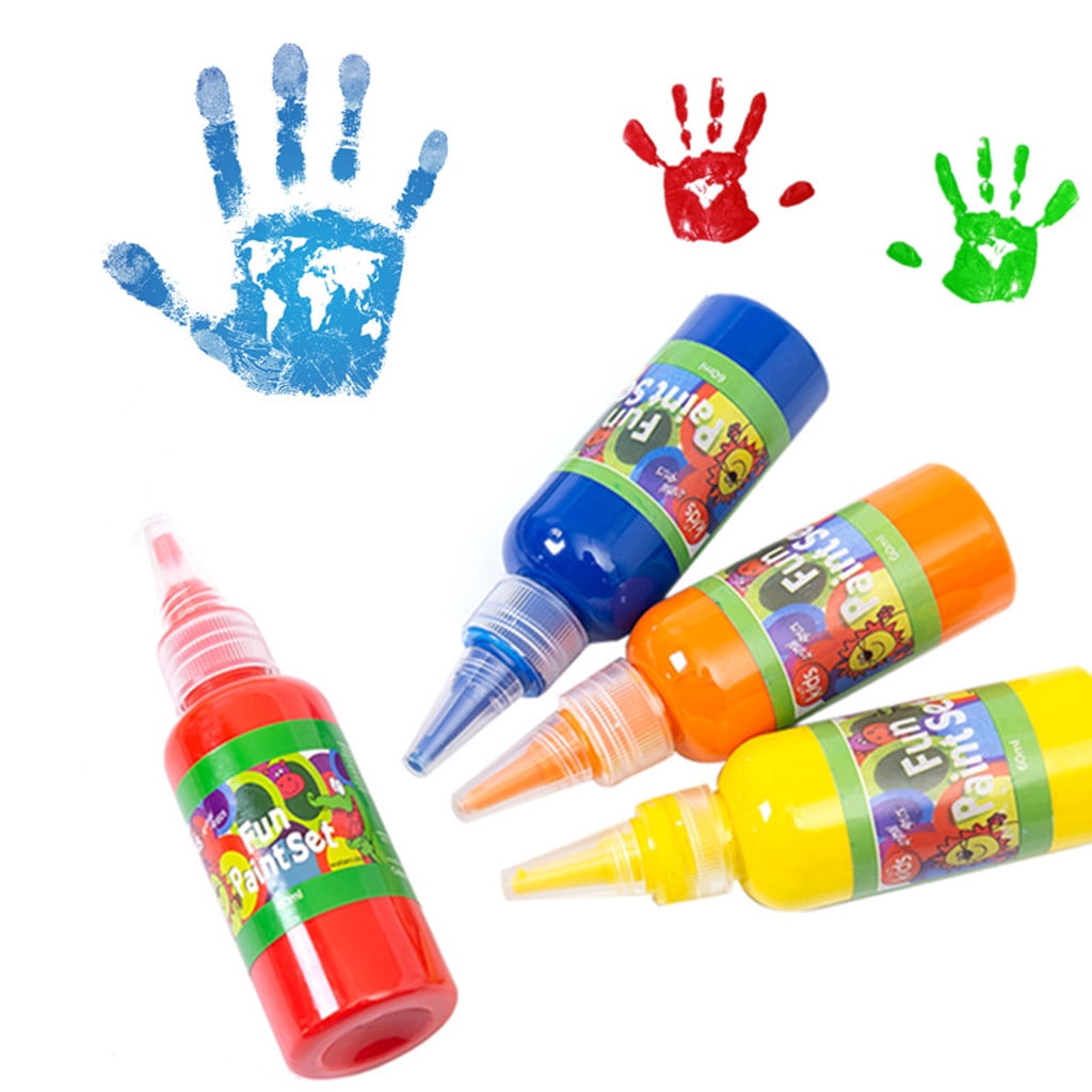 Pedty 12X Art Paints,Color Paint Washable Liquid 12 Set Finger 720ml Watercolor Non Paints Office & Stationery