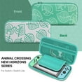 thumbnail image 2 of Travel Case for Nintendo Switch New Horizon Animal Leaf Crossing Portable Carry Hard Shell EVA Material Pouch Traveler Deluxe Cover for Switch Console, Joy Con Controller, Game Card Holders, 2 of 7