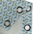 thumbnail image 4 of Ambesonne Plane Grommet Curtain, Planes and Helicopters, 50" x 108", Yellow and Blue, 4 of 6