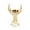 Gold, variant on Miiottaa Islamics Metal Moon Tower Tealight Candle Holders Rusts Resistant Design Home Accent With Middle Eastern Artistic Charm