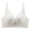 White, variant on HOOJT Women's Bras Solid Color Lace Wireless Bra Breast Adjustment Underwear Lace Bra Breathable Bralette Underwears