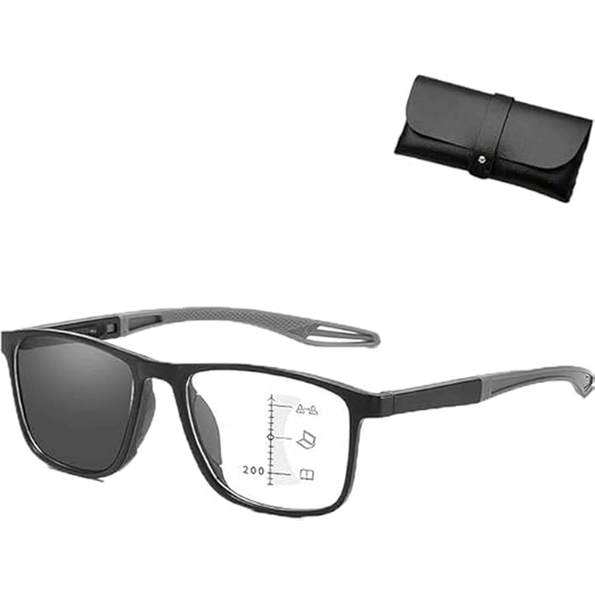 Vision Sync Glasses, Auto Focus Varifocal Glasses, Smart Adaptive Eyewear with UV & Anti Blue Light Protection.