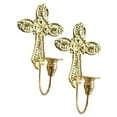 thumbnail image 1 of 2 apliques de pared con candelabro, apliques para velas para pasillo, adorno de pared decorativo francés vintage para fiesta, sala de estar. Oro, 1 of 8