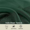 thumbnail image 3 of xianyou-Hunter Green Kitchen Curtains 30 Inch Length Tier 2 PCS, Solid Soft Half Curtains for Windows, Hunter Green Sheer Rod Pocket Drapes for Bathroom Basement Small Window Curtain, 42"Wx30"L Inch, 3 of 4