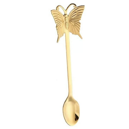 

Creative Stainless Steel Butterfly Spoon Dessert Cake Tea Set Coffee Spoon Kitch