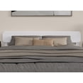 thumbnail image 6 of AFI Florence King Solid Wood Low Profile Platform Bed, White, 6 of 13