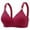 Wine, variant on Inleife Women Everyday Bras Woman Color Thin And Steel Hoop Gathered Breathable Underwear For Daily Bras