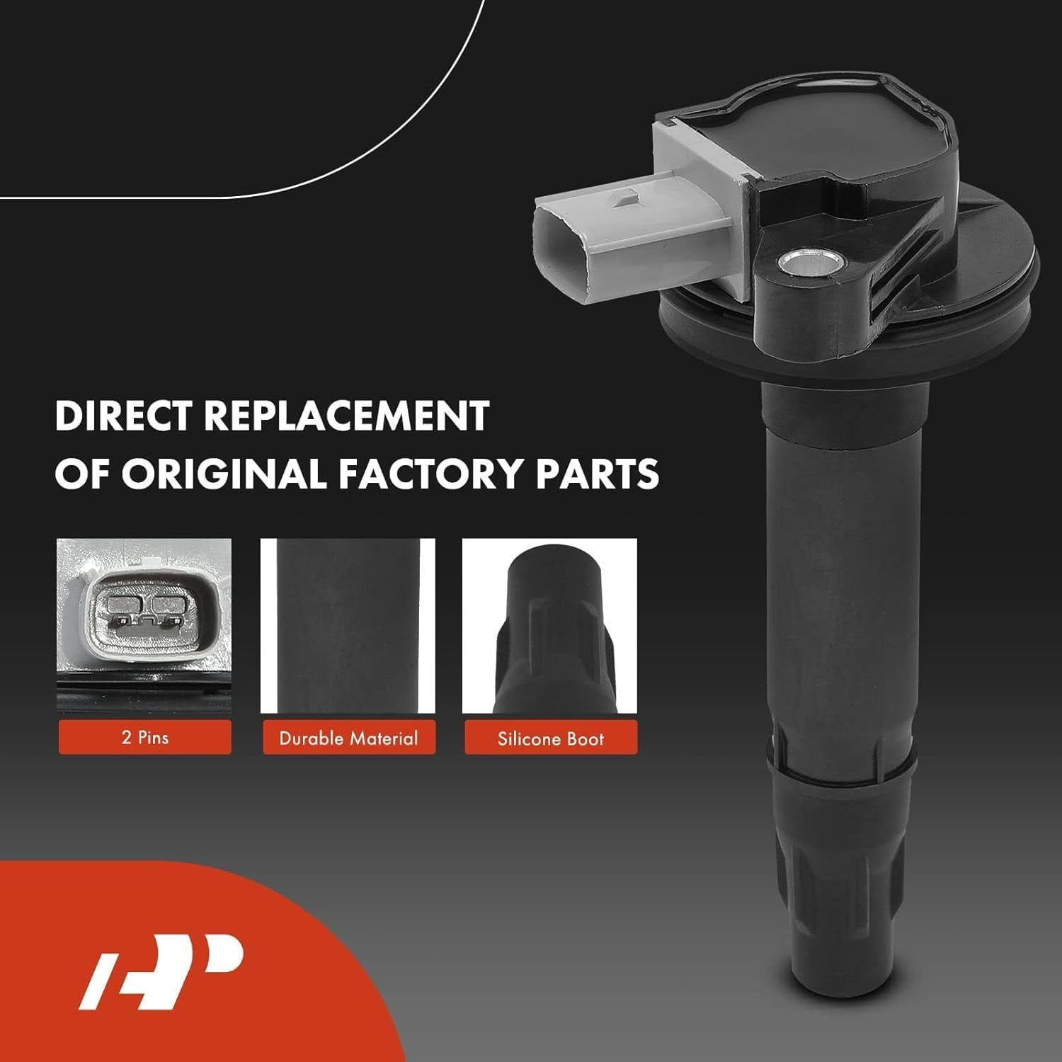 A-Premium Set of 6 Ignition Coil Pack and Iridium Spark Plugs Compatible with Ford Taurus, Flex & Lincoln MKS, MKT, 2010-2012, 3.5L, Replace# AA5Z12029A, NGK94374