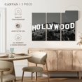 thumbnail image 4 of Elephant Stock Hollywood Sign Wall Art - Horizontal Multi Panel Canvas - Living Room Wall Decor - Places Multi Panel - White And Gray Decor - 74" x 48", 4 of 4