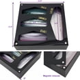 thumbnail image 6 of OnDisplay Luxe Acrylic Kitchen Drawer Zip Food Storage Bag Organizer (Black), 6 of 7