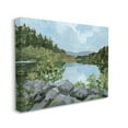 thumbnail image 2 of Stupell Woodland Lake Rocky Shore Landscape Painting Gallery Wrapped Canvas Print Wall Art, 2 of 5